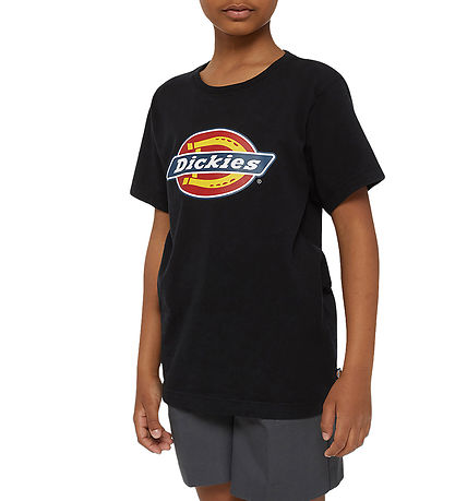 Dickies Stuttermabolur - Ungmenni Lógó - Svart