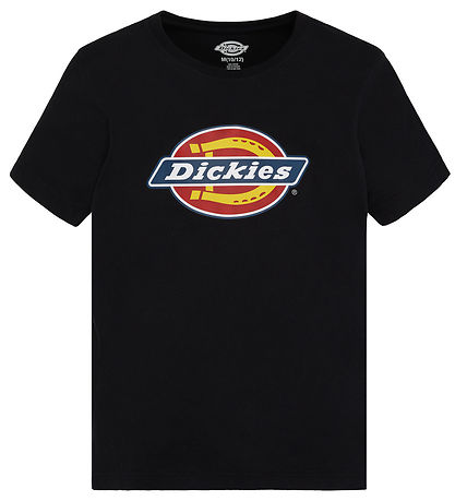 Dickies Stuttermabolur - Ungmenni Lógó - Svart
