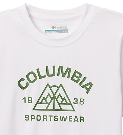 Columbia Stuttermabolur - Mount Bergmál - White