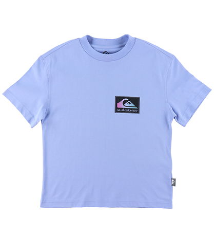 Quiksilver Stuttermabolur - Aftur Flash SS - Ljósblár