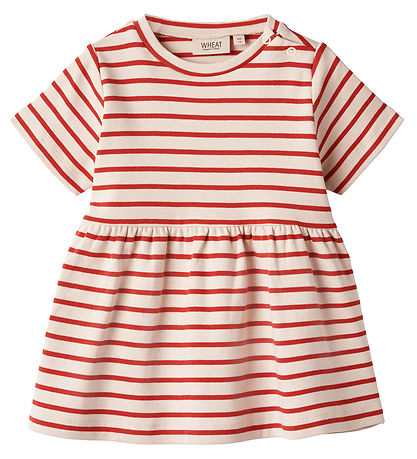 Wheat Kleid - Anna - Rot Stripe