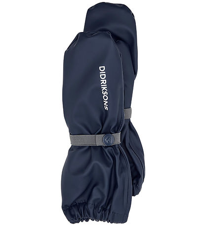Didriksons Rain Mitts w. Fleece - PU - Pileglove - Navy