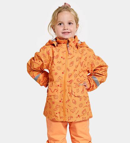 Didriksons Lightweight Jacket - Norma - Doodle Papaya