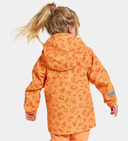 Didriksons Lightweight Jacket - Norma - Doodle Papaya