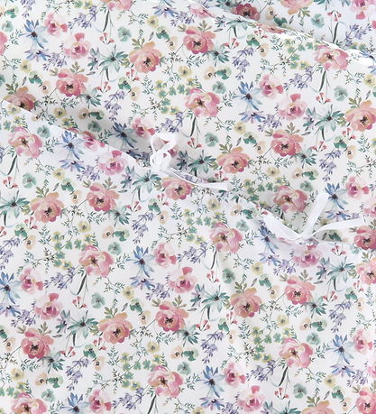 Nørgaard Madsens Sängkläder - Vuxen - Vit m. Blommor