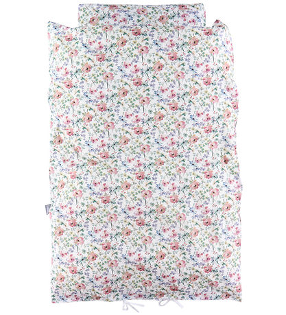 Nørgaard Madsens Sängkläder - Vuxen - Vit m. Blommor