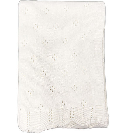 Nørgaard Madsens Blanket - 75x100 cm - Wool/Polyamide - White