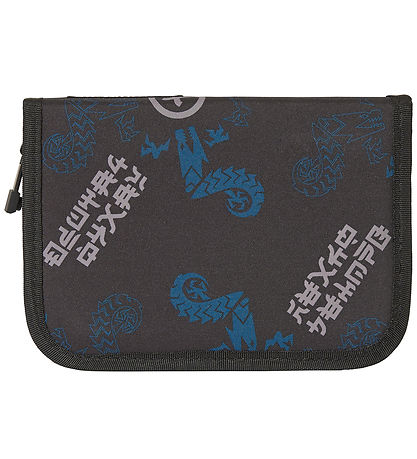 LEGO® Ninjago Federtasche m. Inhalt - Schwarz/Blau m. Print