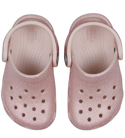 Crocs Sandalen - Classic+ Glitter Klomp T - Kwarts Glitter