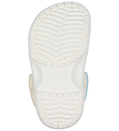 Crocs Sandals - Classic+ Rainbow Unicorn Clog T - Chalk