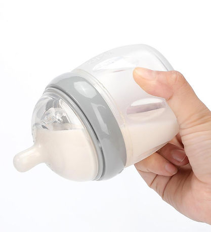 Haakaa Nappflaska - 160 ml - Silikon - Grå