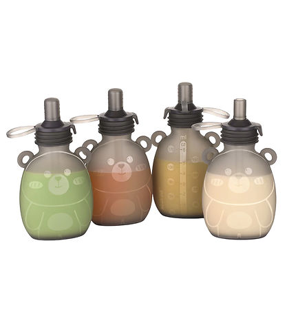 Haakaa Smoothie töskur - Sílikon - 4 Pakki - 170 ml