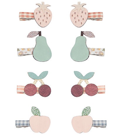 Mimi & Lula Haarspange - 8er-Pack - 3 cm - Mini Fruchttulpe