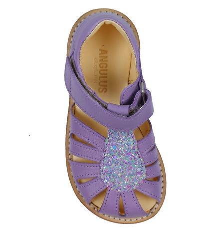 Angulus Sandals - Lilac/Confetti Glitter