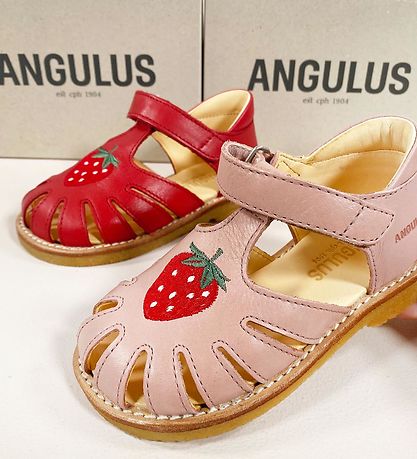Angulus Sandals - Strawberry - Ed
