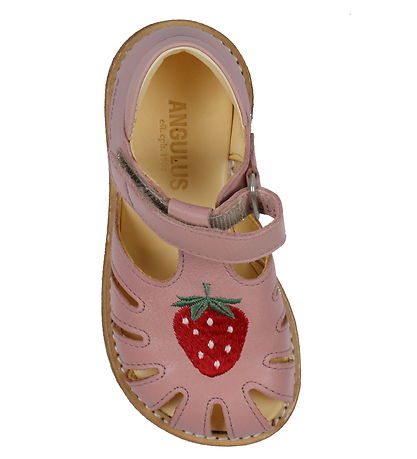 Angulus Sandals - Strawberry - Rose