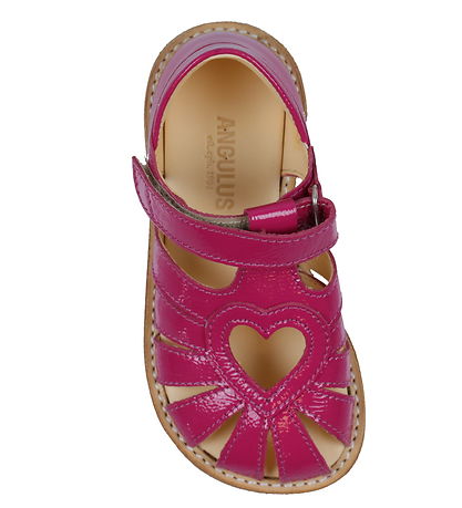 Angulus Sandals - Heart Sandal - Hibiscus