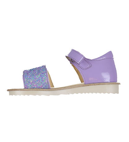 Angulus Sandaalit - Glitter - lila/Confetti Glitter