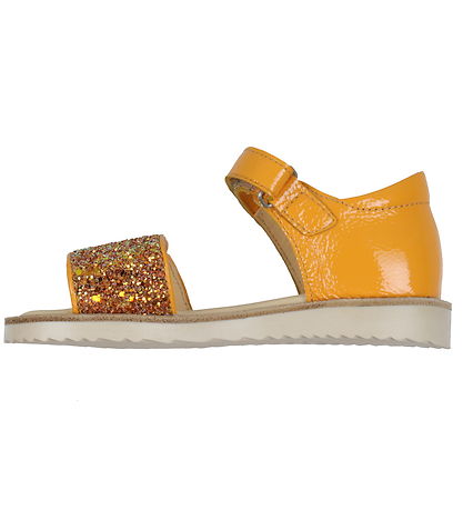 Angulus Sandals - Mandarin/Mandarin Glitter