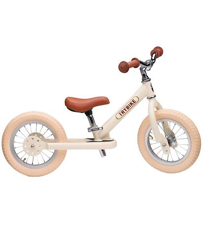 TryBike Sparkhjól - Steel - Vintage Fílabeinshvítt