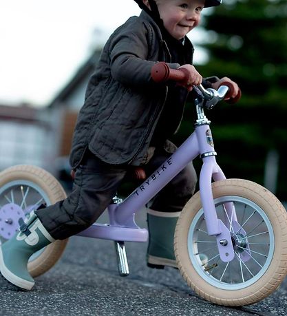 TryBike Balance Bike - Steel - Vintage Purple