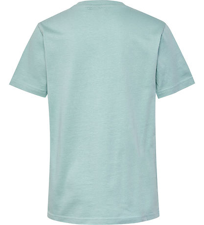 Hummel Stuttermabolur - hmlTres - Blue Surf
