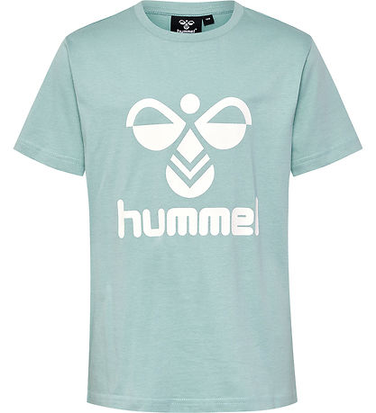 Hummel Stuttermabolur - hmlTres - Blue Surf