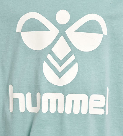 Hummel Stuttermabolur - hmlTres - Blue Surf