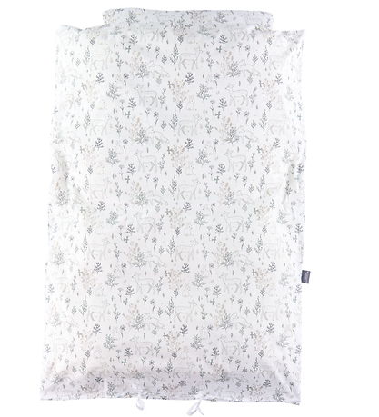 Nørgaard Madsens Bedding - Baby - White w. Fox/Bambi/Rabbit
