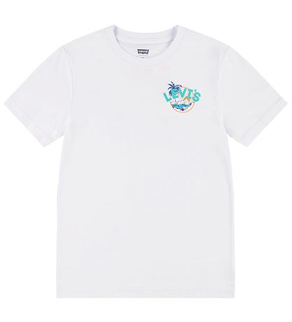 Levis Stuttermabolur - Fallegt Summer - Bright White