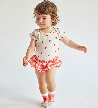 Bobo Choses Gift Box - Bodysuit k//Bloomers/Socks - Baby Tomato