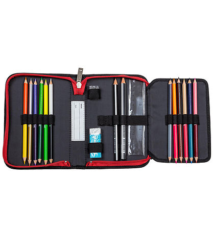 Jeva Pencil Case w. Contents - Onezip - Dinosaur Robot