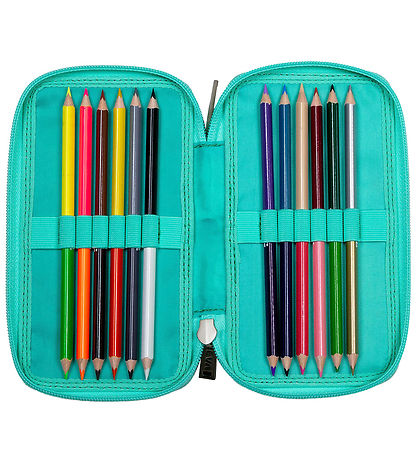 Jeva Federtasche m. Inhalt - Twozip - Rainbow Unicorn Candy
