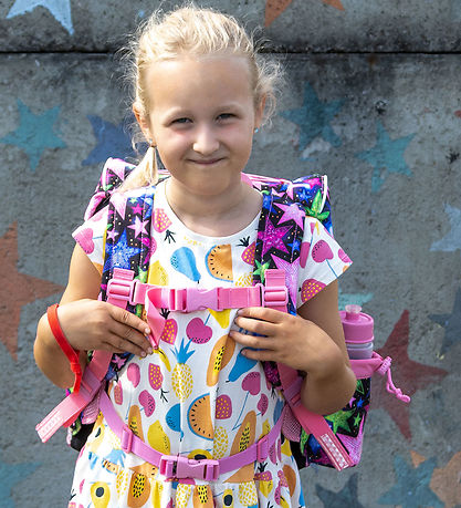Jeva School Backpack - Intermediate - Shimmer Rainbow