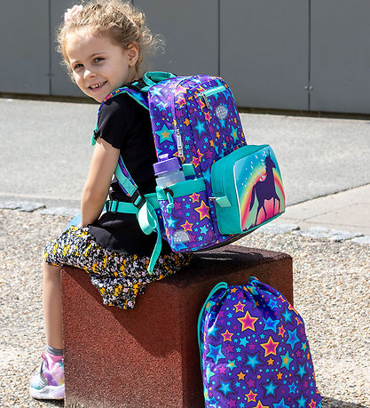 Jeva School Backpack Start Up Unicorn Candy KW ES