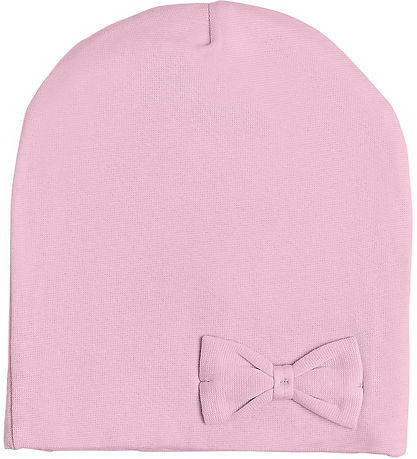 Racing Kids Beanie - 2-layer - Classic+ Rose w. Bow