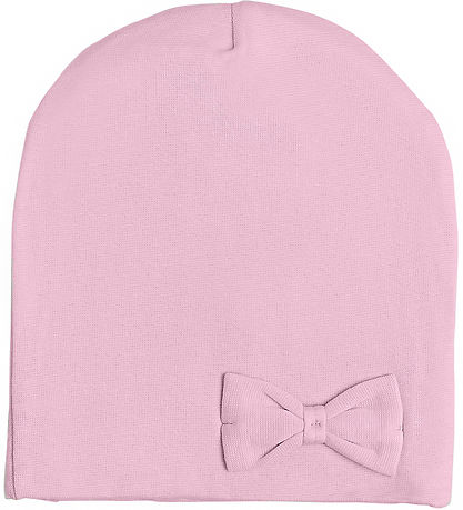 Racing Kids Beanie - 2-layer - Classic+ Rose w. Bow