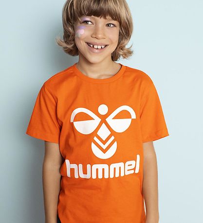 Hummel T-shirt - HmlTres - Persimmon Orange