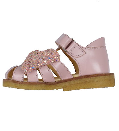 Angulus Sandals - Beginner - Pale Rose/Rose Glitter