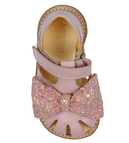 Angulus Sandals - Beginner - Pale Rose/Rose Glitter