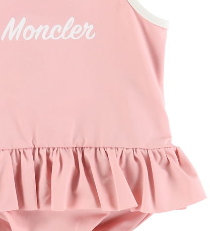 Moncler Sundföt - Bleikt M. Hvítur