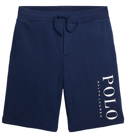 Polo Ralph Lauren Sweatshorts - Newport Marinbl m. Vit