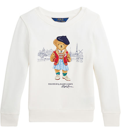 Polo Ralph Lauren Sweatshirt - Deckwash White w. Soft Toy