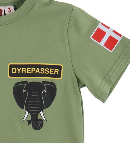 DYR T-shirt - Zookeeper - Sage Elephant