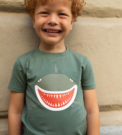 DYR T-shirt - Animalgrowl - Rover Khaki Shark