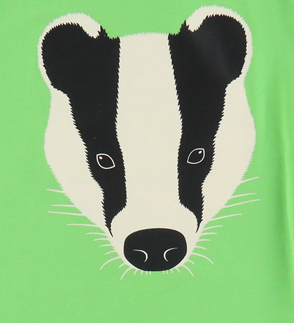 DYR T-shirt - Dyrgrowl - Bright Green Badger