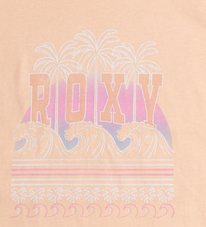 Roxy T-shirt - Purple Hearts B - Peach Parfait