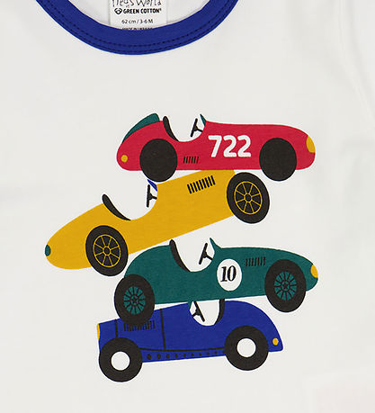 Freds World T-shirt - Engine Print - White