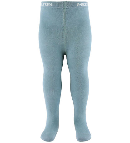 Melton Strumpbyxor - Blekt Denim