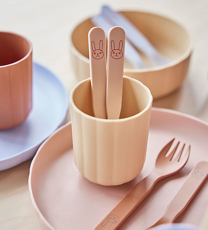 OYOY Becher - 2er-Pack - Pullover - Taupe/Vanilla